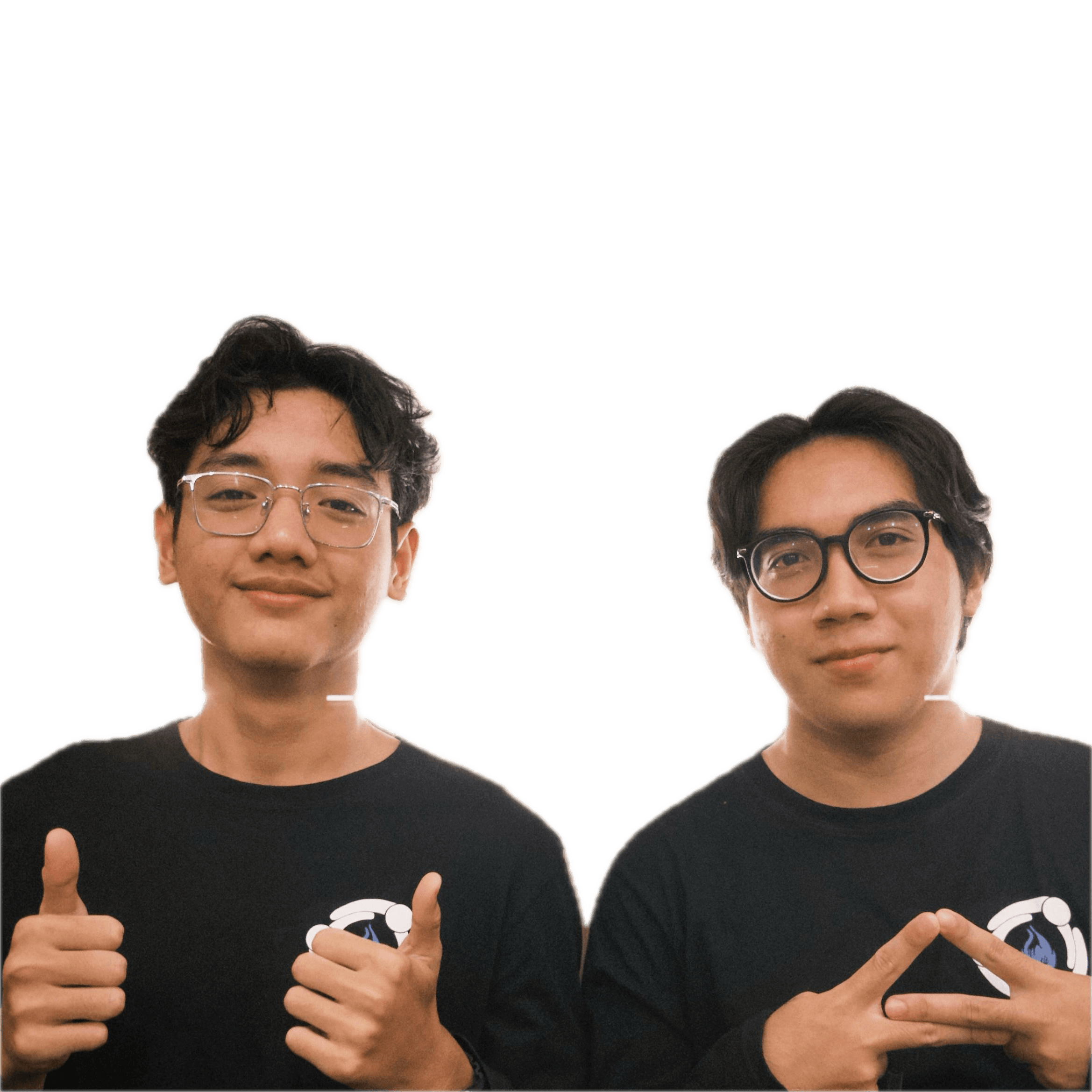 Frans dan Fahdil, dua anggota KBM.